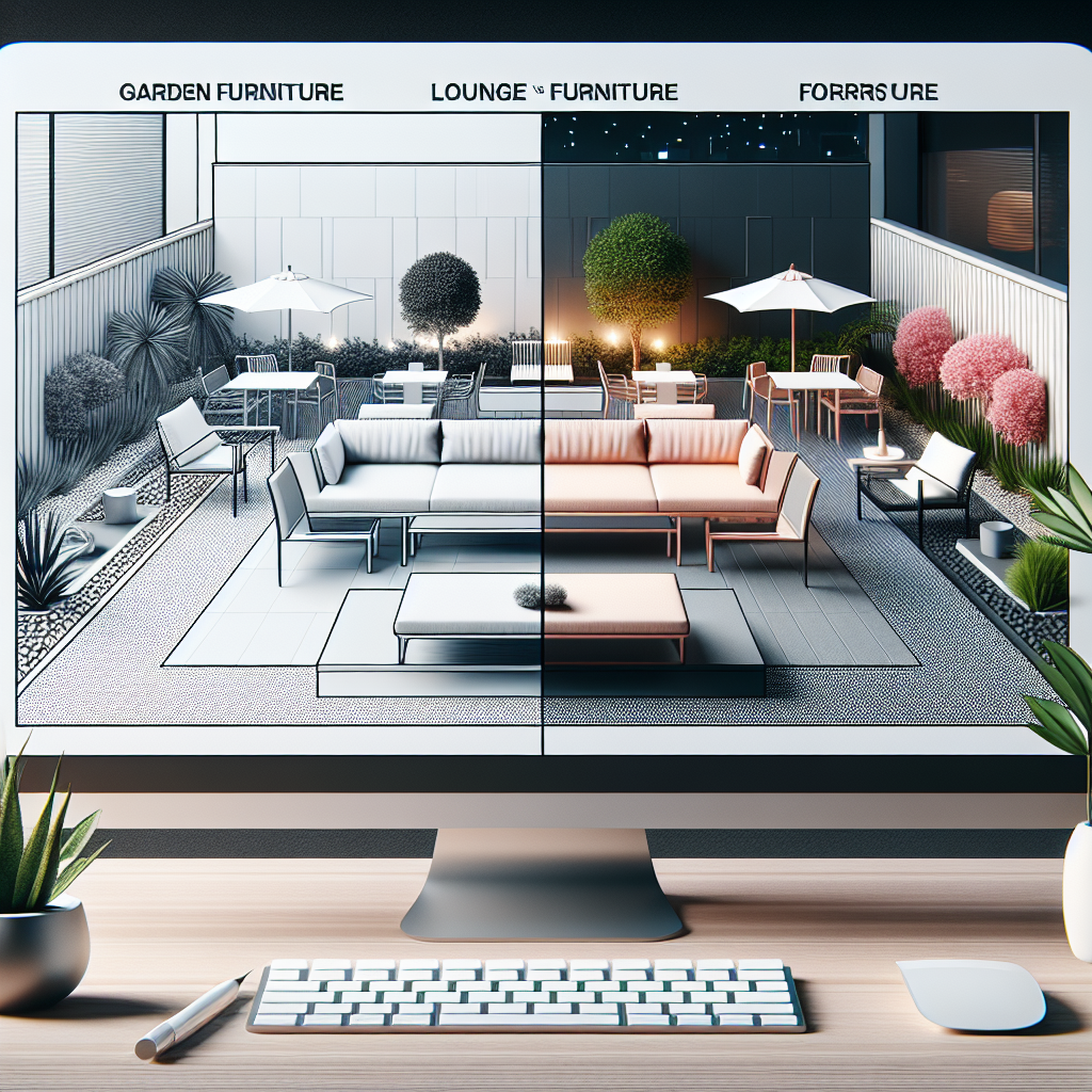 Gartenmöbel vs. Lounge-Möbel