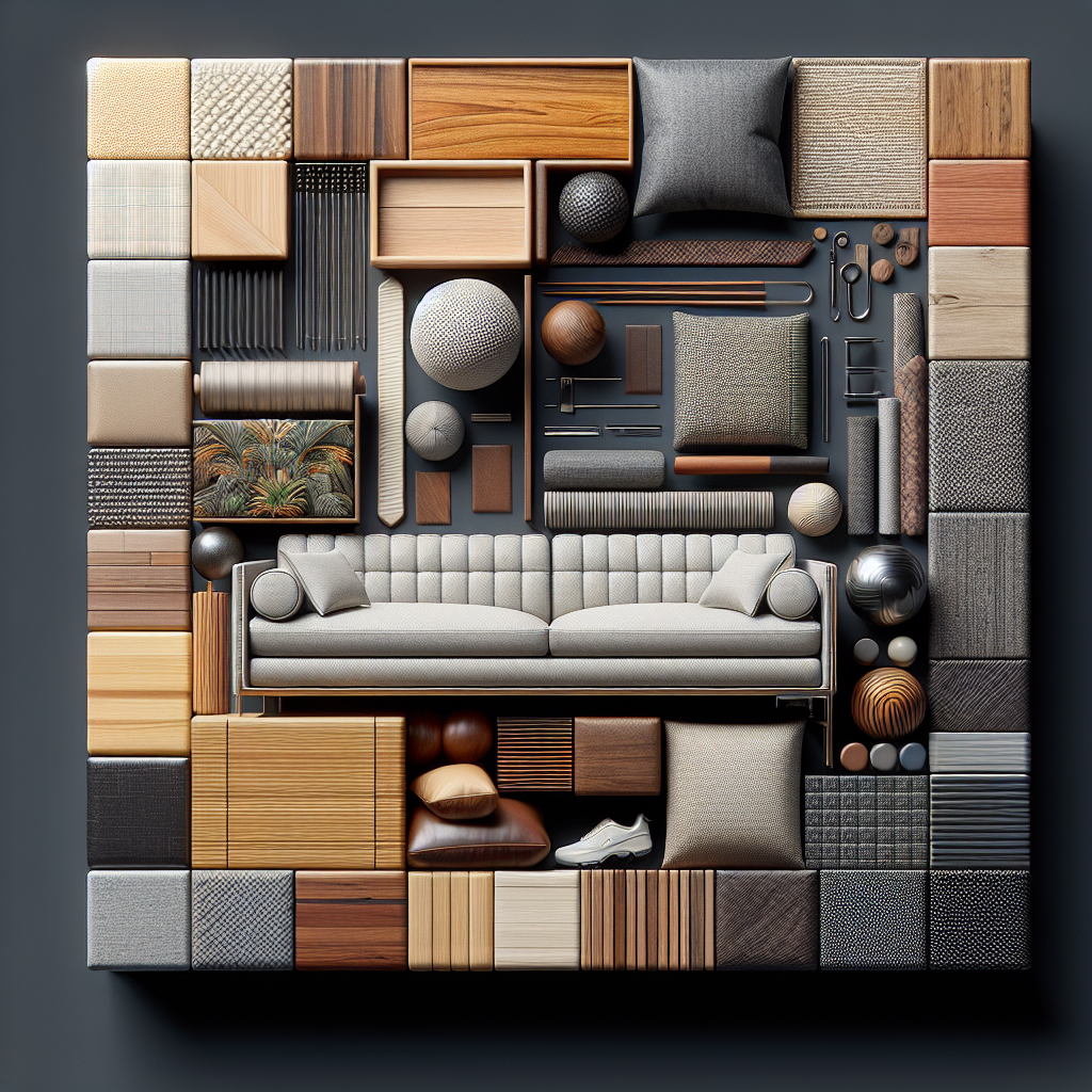 Materialien für Lounge-Möbel